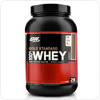 ON 100% Whey Gold Standard, 0,9 кг (карамельная ириска, натуральная клубника)